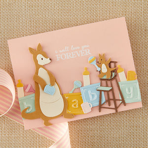 Baby Accessories Etched Dies with Simple Stories