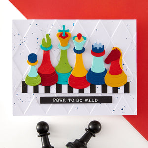 Well Played Sentiments Clear Stamp & Die Set