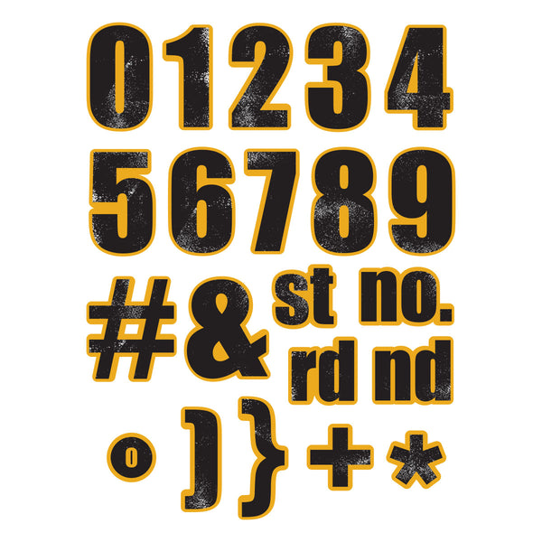Rustic Legend Numbers Etched Dies for Coordinating Stamp Set with Simple Stories