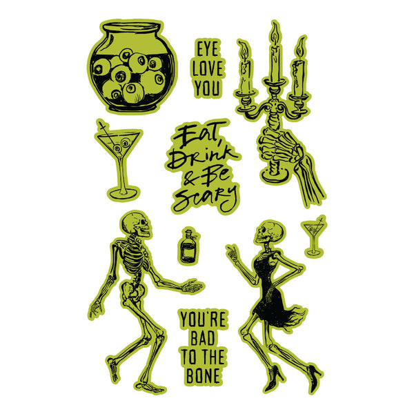 Bad to the Bone Stamp & Die Bundle by Simon Hurley