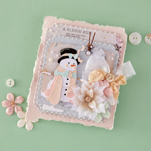 Sweet Snowman Etched Dies by Frank Garcia