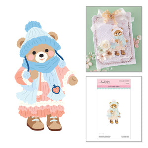 Bundled Up Winter Bear Etched Dies by Frank Garcia