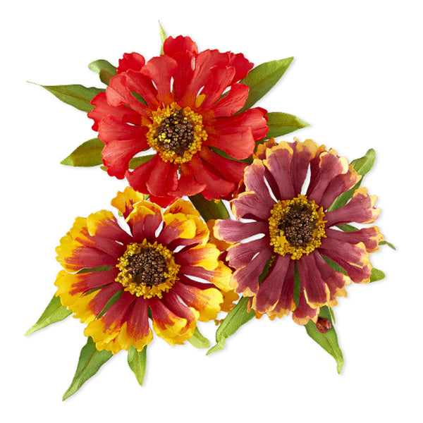Helenium and Ladybugs Etched Dies by Susan Tierney-Cockburn