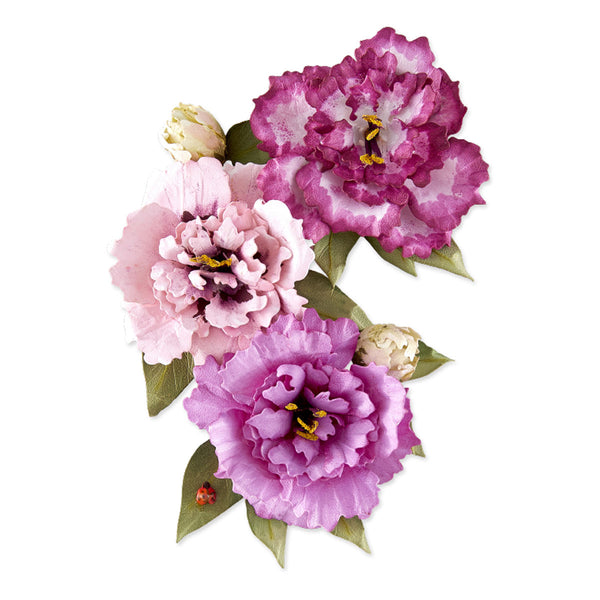 Lisianthus Etched Dies by Susan Tierney-Cockburn