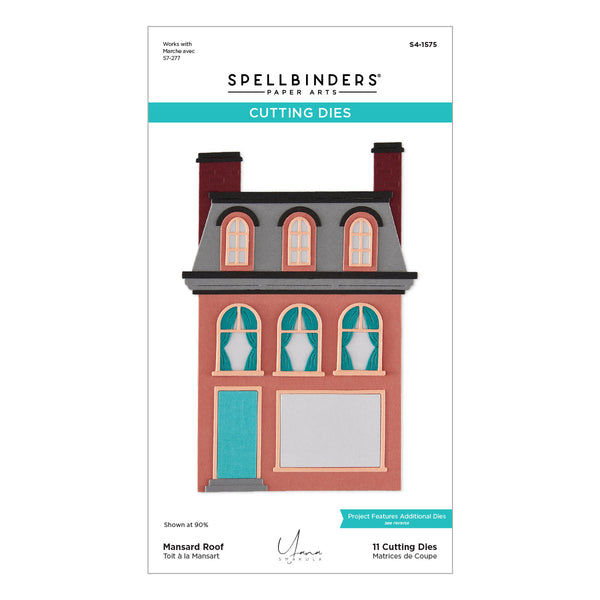Mansard Roof Etched Dies by Yana Smakula