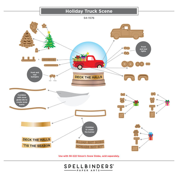 Snow Globe Scenes Die Bundle by Simon Hurley - Consumer Launch 10/9