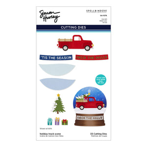 Holiday Truck Scene Etched Dies by Simon Hurley - Consumer Launch 10/9