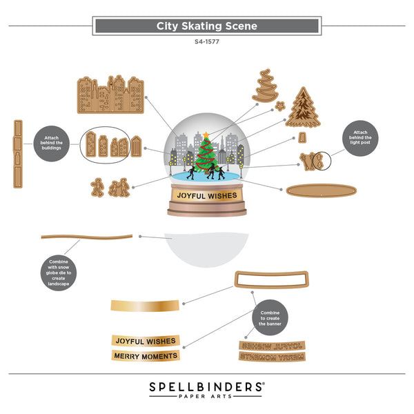 Snow Globe Scenes Die Bundle by Simon Hurley - Consumer Launch 10/9