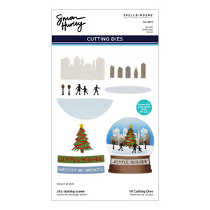City Skating Scene Etched Dies by Simon Hurley - Consumer Launch 10/9