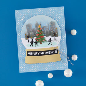 City Skating Scene Etched Dies by Simon Hurley - Consumer Launch 10/9