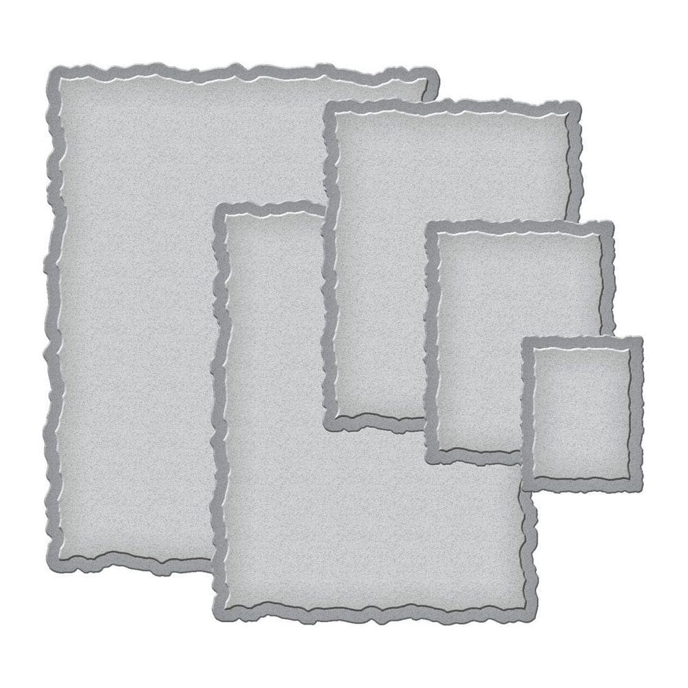 Nestabilities Deckled Rectangles LG Etched Dies