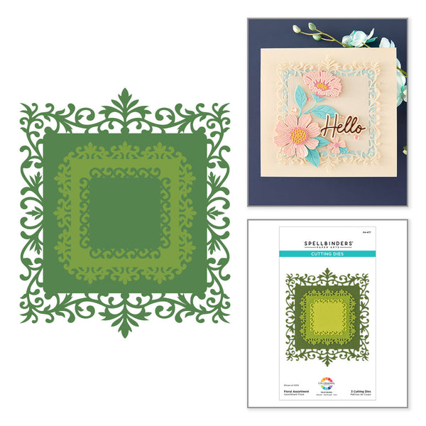 Floral Assortment Etched Dies