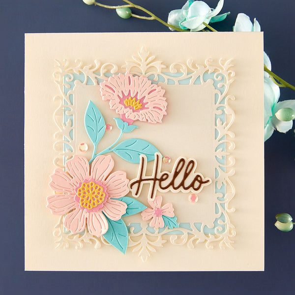 Floral Assortment Etched Dies