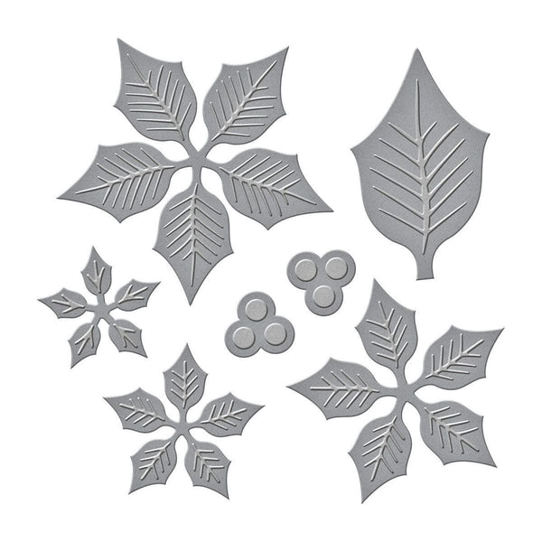 Shapeabilities Layered Poinsettia Etched Dies