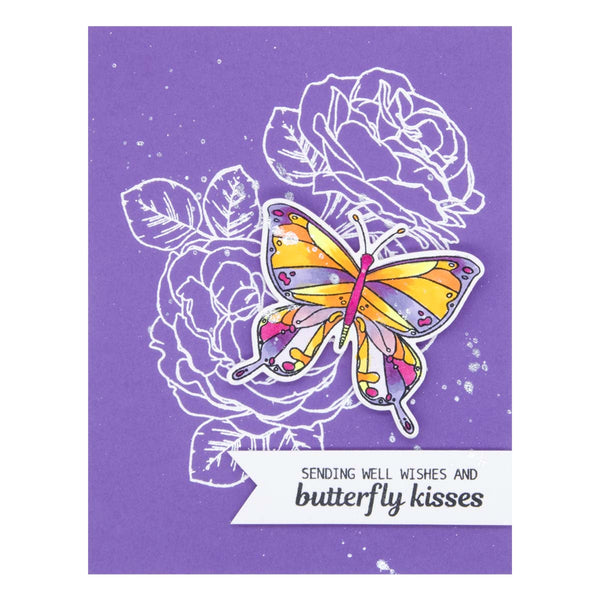 Butterfly Kisses Clear Stamp & Die Set by Simon Hurley