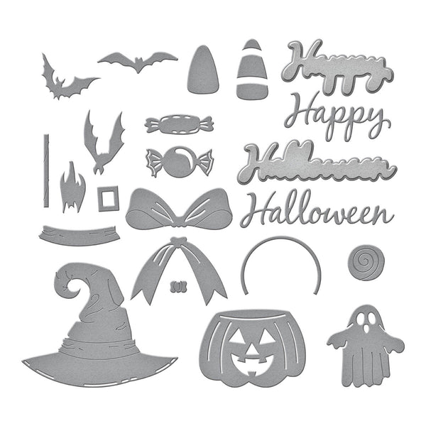 Halloween Wreath Add-Ons Etched Dies from the Beautiful Wreaths Collection by Suzanne Hue