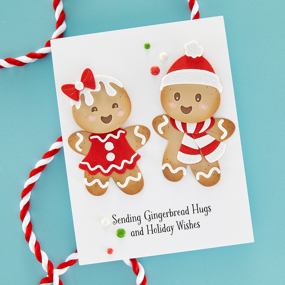Dancin' Gingerbread Etched Dies from the Dancin' Christmas Collection