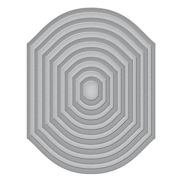 Mirrored Arch Labels Etched Dies from the Mirrored Arch Collection