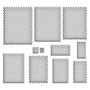 Nested Postage Labels & Tag Etched Dies from the Bayfair Collection