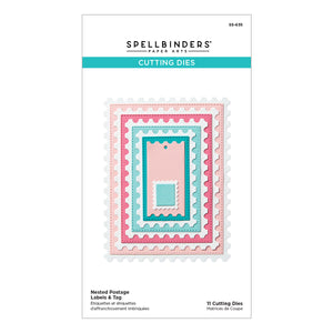 Nested Postage Labels & Tag Etched Dies from the Bayfair Collection