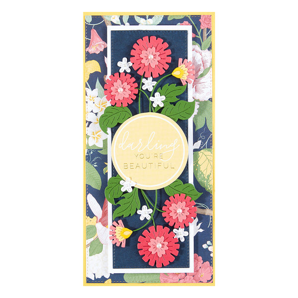 Floral Spray Etched Dies from the Bayfair Collection
