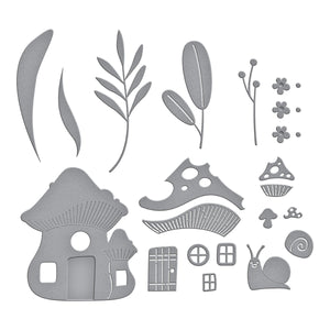 Mushroom Mansion Etched Dies from the Out and About Collection