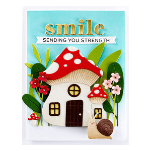 Mushroom Mansion Etched Dies from the Out and About Collection