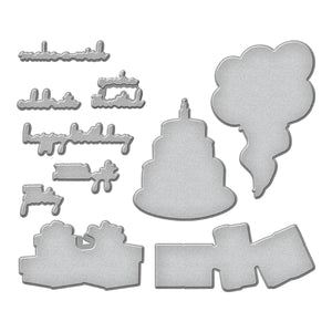 Birthday Party Etched Dies By Simon Hurley