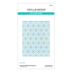 Stitched Starfilled Background Etched Dies from the Stitched Bright Collection