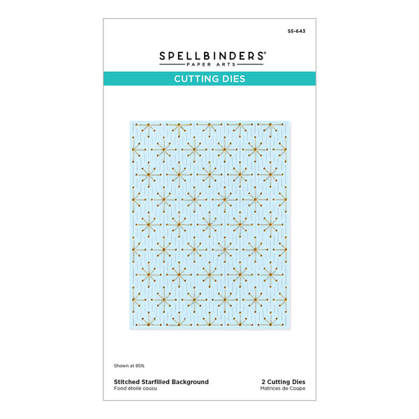 Stitched Starfilled Background Etched Dies from the Stitched Bright Collection