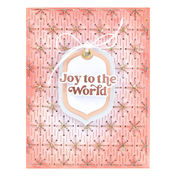 Stitched Starfilled Background Etched Dies from the Stitched Bright Collection