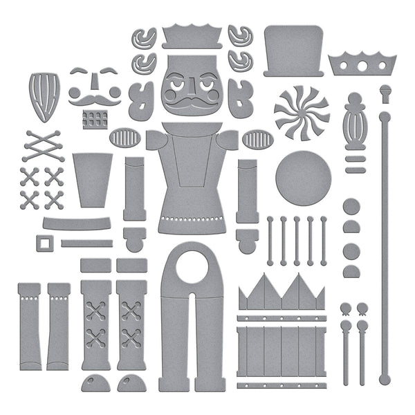 Dancin' Nutcracker Fritz Etched Dies from the Dancin' Christmas Friends Collection