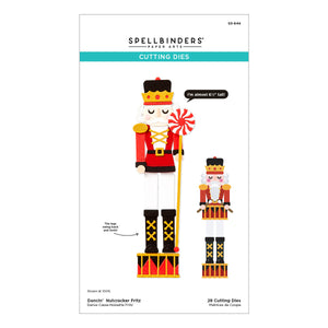 Dancin' Nutcracker Fritz Etched Dies from the Dancin' Christmas Friends Collection