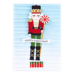 Dancin' Nutcracker Fritz Etched Dies from the Dancin' Christmas Friends Collection