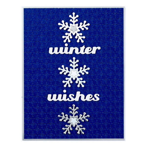 Starshine Background Etched Dies from the Home for the Holidays Collection