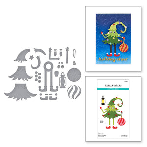 Dancin Douglas Etched Dies from the Dancin Christmas Friends Collection