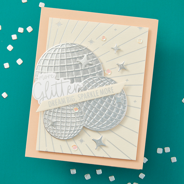 Disco Balls Etched Dies from the Shine Bright Collection by Carissa Wiley