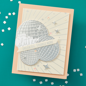 Shine Bright Sentiment Strips Press Plate & Die Set from the Shine Bright Collection by Carissa Wiley