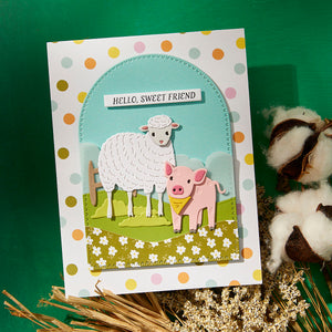 Ham It Up Clear Stamp & Die Set