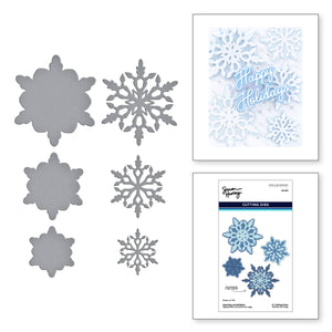 Layering Snowflakes Etched Dies by Simon Hurley