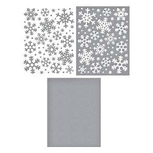 Frozen Flurries Etched Dies by Simon Hurley