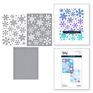 Frozen Flurries Etched Dies by Simon Hurley
