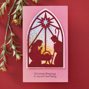 Christmas Morn Nativity Etched Dies from the Season of Wonder Collection by Stampendous