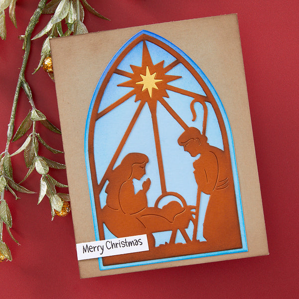 Christmas Morn Nativity Etched Dies from the Season of Wonder Collection by Stampendous