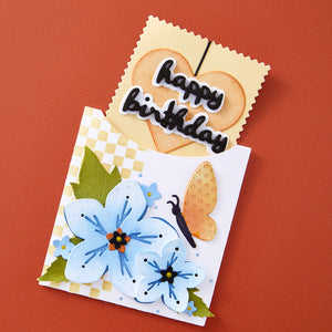 Pinking Edge Birthday Add-Ons Etched Dies from the Not Your Ordinary Card Collection by Wendy Vecchi