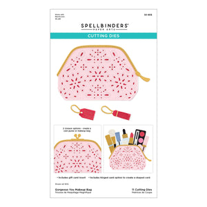 Gorgeous You Makeup Bag Etched Dies