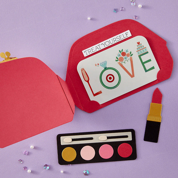 Gorgeous You Makeup Bag Etched Dies