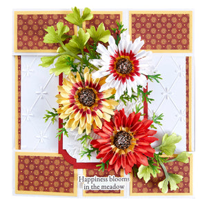 Painted Daisy and Ladybugs Etched Dies by Susan Tierney-Cockburn