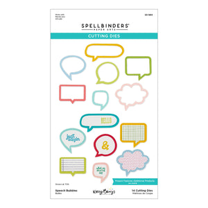 Speech Bubbles Etched Dies by Kelly Bangs