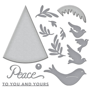 Peace Dove Etched Dies by Stampendous